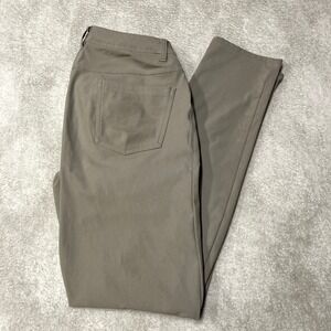 Lululemon ABC Pant Slim Warpstreme Khaki Tan M5971S Mens 30